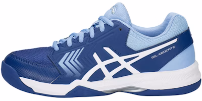 (Women) ASICS Gel-Dedicate 5 Indoor 'Blue White' E763Y-400 (Women) ASICS Gel-Dedicate 5 Indoor 'Blue White' E763Y-400