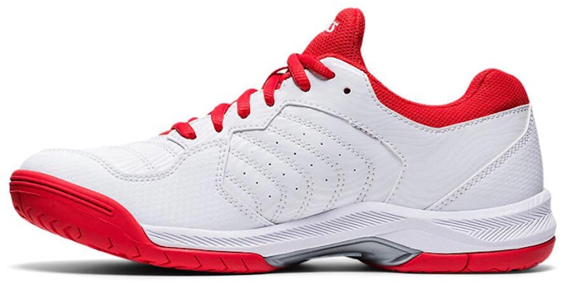 (Women) ASICS Gel-Dedicate 6 'White Red' 1042A067-107 Buy (Women) ASICS Gel-Dedicate 6 'White Red' 1042A067-107
