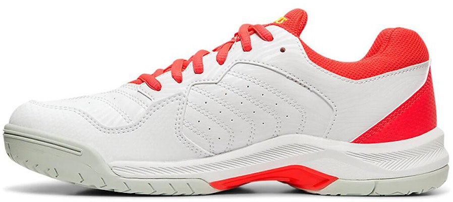 (Women) ASICS Gel-Dedicate 6 'White Red Grey' 1042A067-102 Buy (Women) ASICS Gel-Dedicate 6 'White Red Grey' 1042A067-102