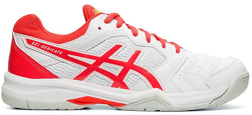 Asics Gel-Dedicate 6 女款 白紅 跑步鞋 Order Asics Gel-Dedicate 6 女款 白紅 跑步鞋