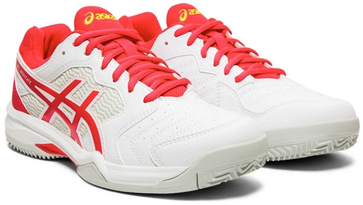 Asics Gel-Dedicate 6 Clay 跑步鞋 女款 白紅色 Lookbook Asics Gel-Dedicate 6 Clay 跑步鞋 女款 白紅色