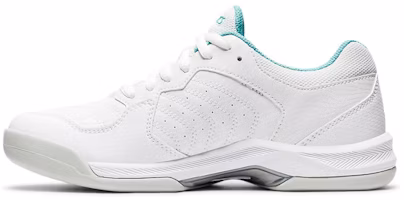 (Women) ASICS Gel-Dedicate 6 Indoor White/Blue 1042A074-105 (Women) ASICS Gel-Dedicate 6 Indoor White/Blue 1042A074-105