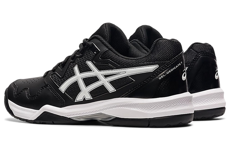 Shop (Women) ASICS Gel Dedicate 7 'Black White'  1042A167-001