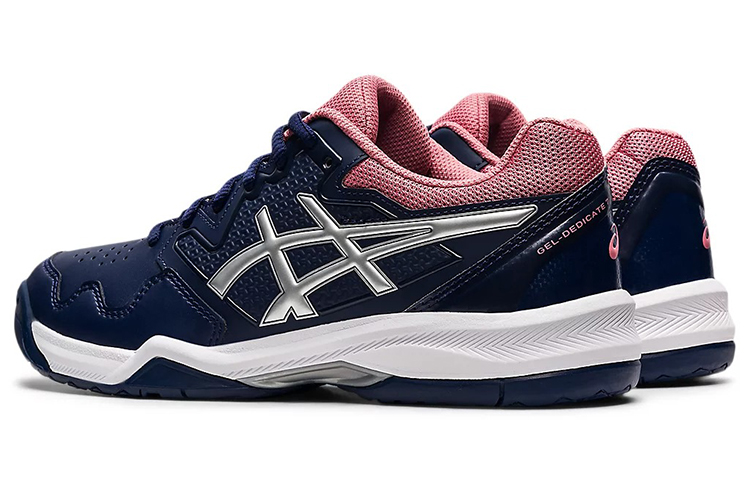 Shop (W) ASICS Gel Dedicate 7 'Peacoat Pure Silver' Sehala Sepatu Olahraga 1042A167-400