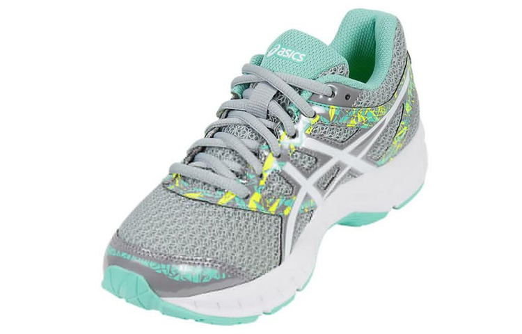 Shop (W) アシックス ゲルエクサイト4 グレー/ホワイト T6E8N-9601