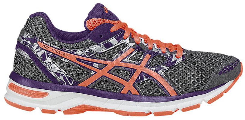 亞瑟士 Gel-Excite 4 女款 灰紫橙 跑步鞋 Order 亞瑟士 Gel-Excite 4 女款 灰紫橙 跑步鞋