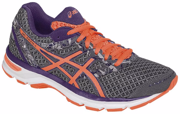 亞瑟士 Gel-Excite 4 女款 灰紫橙 跑步鞋 Lookbook 亞瑟士 Gel-Excite 4 女款 灰紫橙 跑步鞋