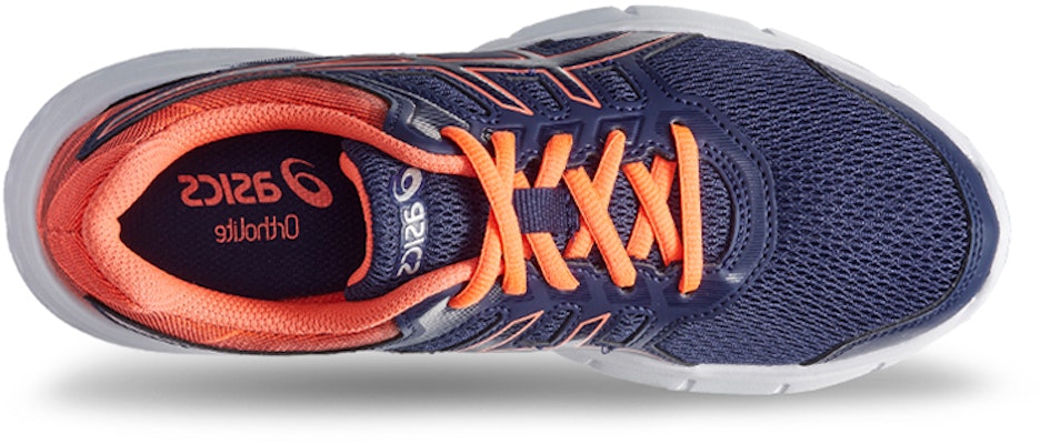 Asics Gel-Excite 5 透氣輕便舒適 低筒跑步鞋 女款 藍橘 Order Asics Gel-Excite 5 透氣輕便舒適 低筒跑步鞋 女款 藍橘