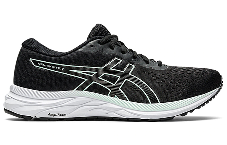 Order (W) ASICS Gel Excite 7 'Negro Bio Menta' 1012A562-004