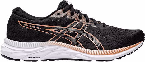 (Women) ASICS Gel Excite 7 'Black Rose Gold' 1012A562-001 (Women) ASICS Gel Excite 7 'Black Rose Gold' 1012A562-001