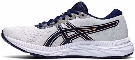(Women) ASICS Gel-Excite 7 White/Blue/Golden 1012A806-021 (Women) ASICS Gel-Excite 7 White/Blue/Golden 1012A806-021