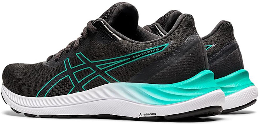 Asics Gel-Excite 8 女式 黑綠 跑步鞋 Shop Asics Gel-Excite 8 女式 黑綠 跑步鞋