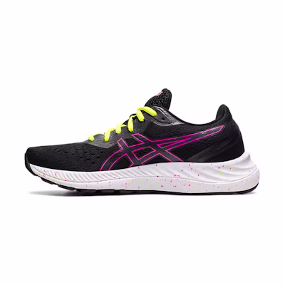 (W) ASICS Gel Excite 8 'Black Hot Pink'