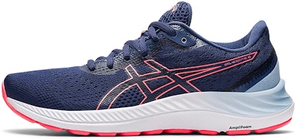(Women) ASICS Gel Excite 8 Wide 'Thunder Blue Blazing Coral' 1012A915-409 (Women) ASICS Gel Excite 8 Wide 'Thunder Blue Blazing Coral' 1012A915-409