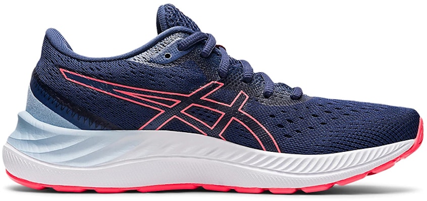 (W) ASICS Gel Excite 8 Wide 'Thunder Blue Blazing Coral' Sepatu Running 1012A915-409 Order (W) ASICS Gel Excite 8 Wide 'Thunder Blue Blazing Coral' Sepatu Running 1012A915-409