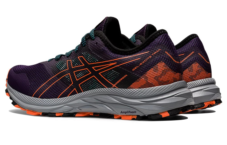 Shop (Women) ASICS Gel Excite Trail 'Night Shade Nova Orange'  1012B051-500