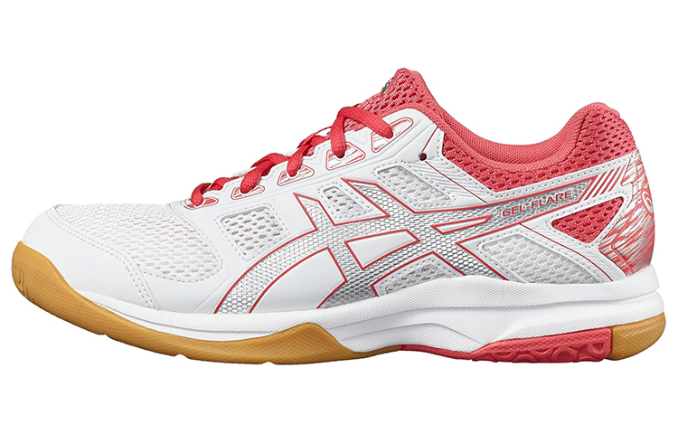 (Women) ASICS Gel-Flare 6 'White Red' B75PQ-0193