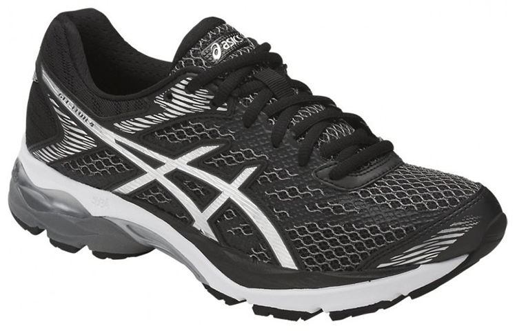 Lookbook Asics Gel-Flux 4 低筒 跑步鞋 女款 黑銀