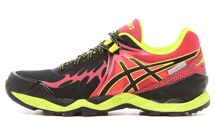 Buy Asics Gel-Fuji Endurance Plasmaguard 耐磨防滑 低筒運動跑步鞋 女款 黑紅拼接