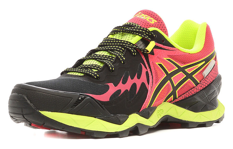 Lookbook Asics Gel-Fuji Endurance Plasmaguard 耐磨防滑 低筒運動跑步鞋 女款 黑紅拼接