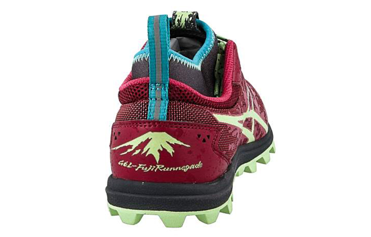 Shop (W) ASICS Gel-Fuji Runnegade 'Rojo Verde' zapatillas trail running. T587N-2687
