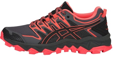 (Women) ASICS GEL-Fuji Trabuco 7 'Black Grey Red' 1012A501-001 (Women) ASICS GEL-Fuji Trabuco 7 'Black Grey Red' 1012A501-001