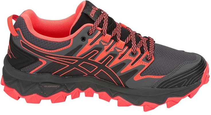 (W) ASICS GEL-Fuji Trabuco 7 'Hitam Abu-Abu Merah' 1012A501-001 Order (W) ASICS GEL-Fuji Trabuco 7 'Hitam Abu-Abu Merah' 1012A501-001