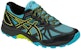 (W) ASICS GEL-FujiTrabuco 6 Hitam/Biru/Kuning T7E9N-400