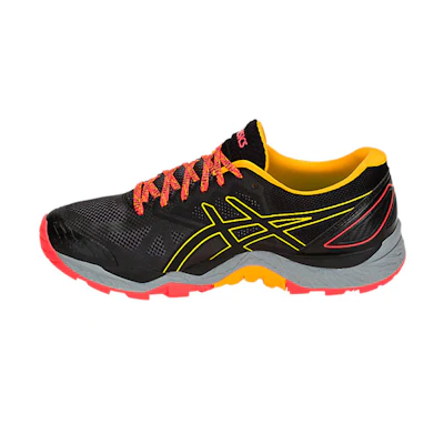 (W) ASICS Gel-Fujitrabuco 6 Black/Yellow/Red