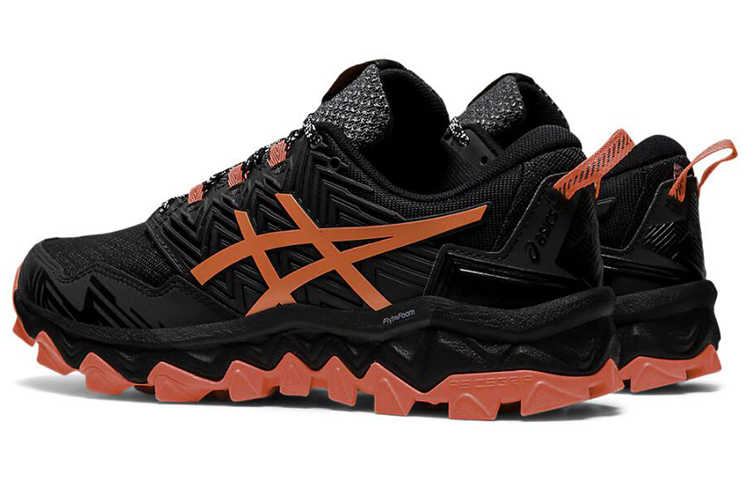 Shop (Women) ASICS Gel FujiTrabuco 8 'Black Sunrise Red'  1012A574-002