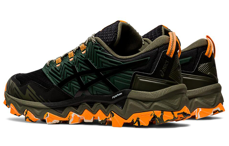 Shop (Women) ASICS Gel FujiTrabuco 8 'Mantle Green Orange'  1012A574-300