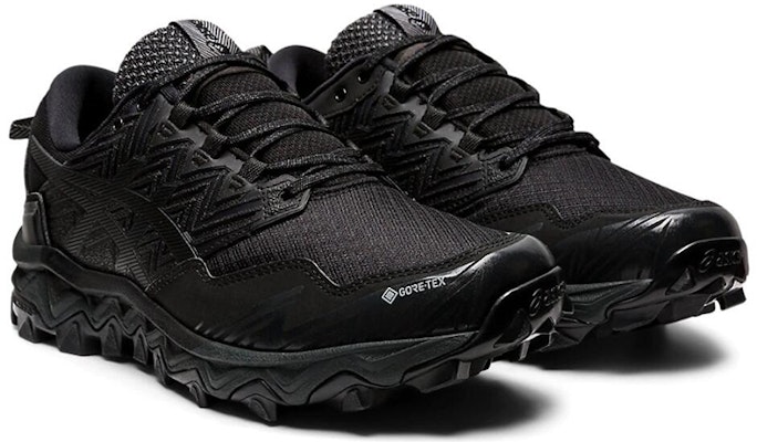 (W) ASICS Gel FujiTrabuco 8 G-TX 'Hitam' Sepatu Lari Trekking Pria 1012A573-001 Lookbook (W) ASICS Gel FujiTrabuco 8 G-TX 'Hitam' Sepatu Lari Trekking Pria 1012A573-001