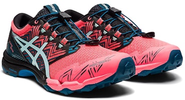 (W) ASICS Gel FujiTrabuco Sky 'Blazing Coral Clear Blue' Lelaki/Wanita 1012A770-700 Lookbook (W) ASICS Gel FujiTrabuco Sky 'Blazing Coral Clear Blue' Lelaki/Wanita 1012A770-700