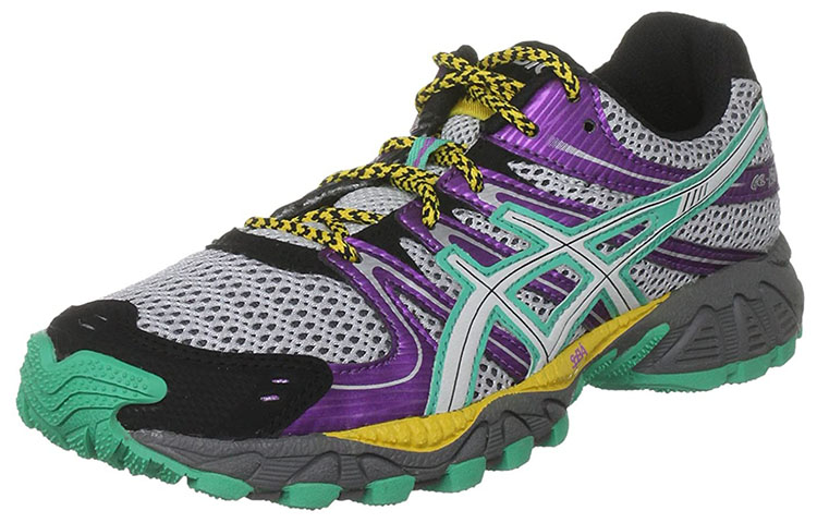 Lookbook Asics Gel-FujiTrainer 低筒跑步鞋 女款 灰紫