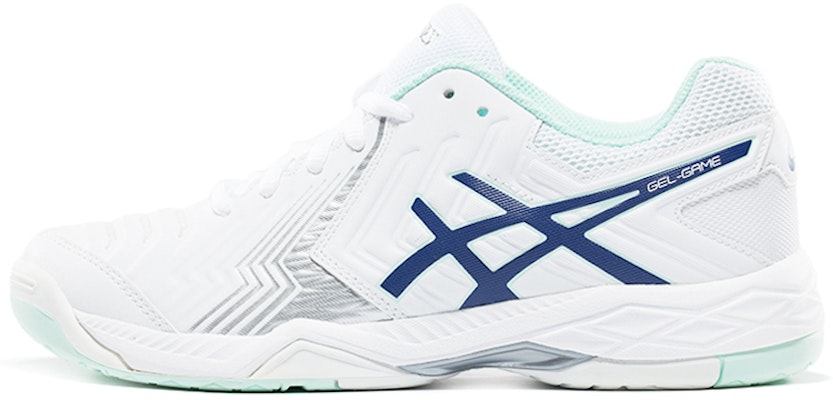 (Women) ASICS Gel-Game 6 'White Blue' E755Y-0149 Buy (Women) ASICS Gel-Game 6 'White Blue' E755Y-0149