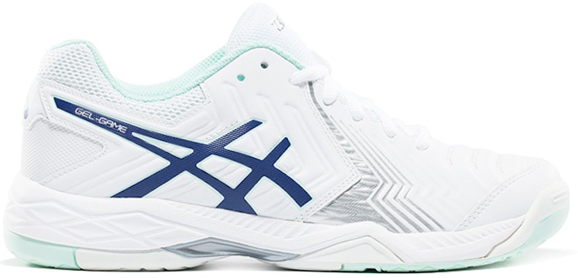 (Women) ASICS Gel-Game 6 'White Blue' E755Y-0149 Order (Women) ASICS Gel-Game 6 'White Blue' E755Y-0149