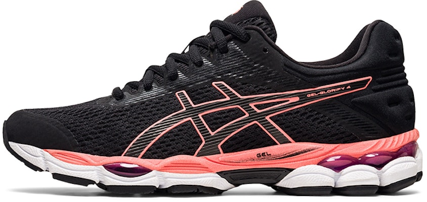 (W) ASICS Gel-Glorify 4 'Negro Rosa' 1012A685-006 Buy (W) ASICS Gel-Glorify 4 'Negro Rosa' 1012A685-006