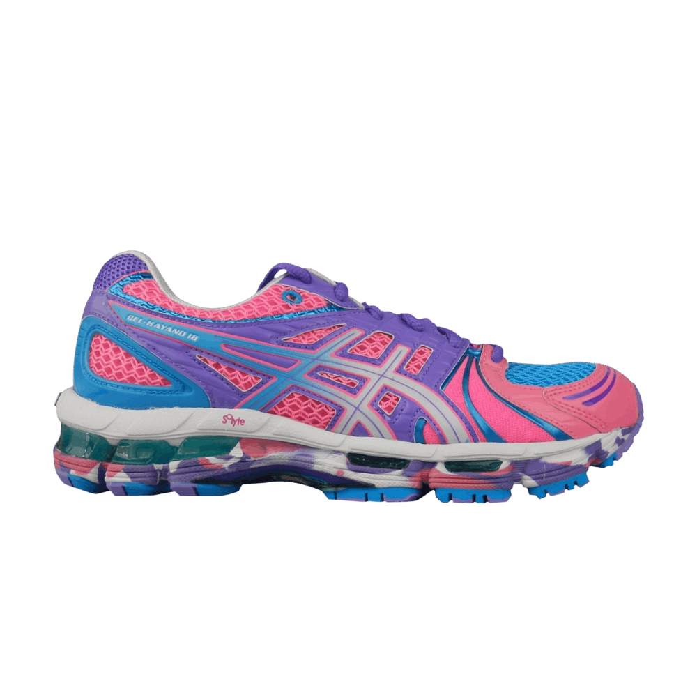 (Women) ASICS Gel Kayano 18 'Neon Pink Turquoise'  T250Q-3540