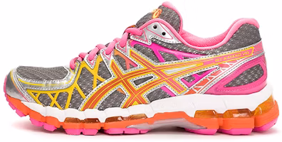 (Women) ASICS Gel-Kayano 20 'Grey Pink Orange Patchwork' T3N7N-9135 (Women) ASICS Gel-Kayano 20 'Grey Pink Orange Patchwork' T3N7N-9135
