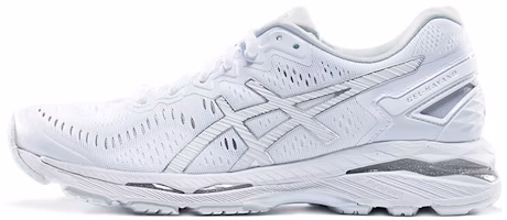 (Women) ASICS Gel-Kayano 23 'White Silver' T788N-0100 (Women) ASICS Gel-Kayano 23 'White Silver' T788N-0100