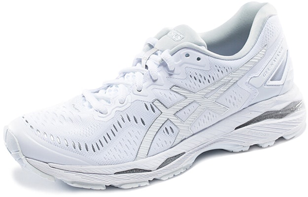 (Women) ASICS Gel-Kayano 23 'White Silver' T788N-0100 Lookbook (Women) ASICS Gel-Kayano 23 'White Silver' T788N-0100