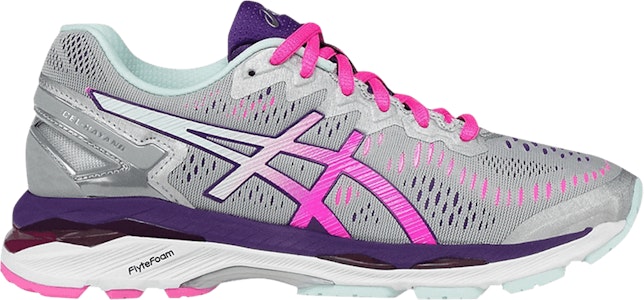 (W) ASICS Gel Kayano 23 Wide 'Silver Pink Glow' Wanita T697N-9320 Buy (W) ASICS Gel Kayano 23 Wide 'Silver Pink Glow' Wanita T697N-9320