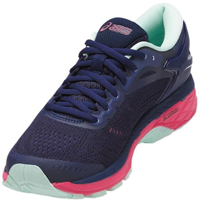 Asics Gel-Kayano 24 Lite-Show 低筒 跑步鞋 女款 深藍 Shop Asics Gel-Kayano 24 Lite-Show 低筒 跑步鞋 女款 深藍