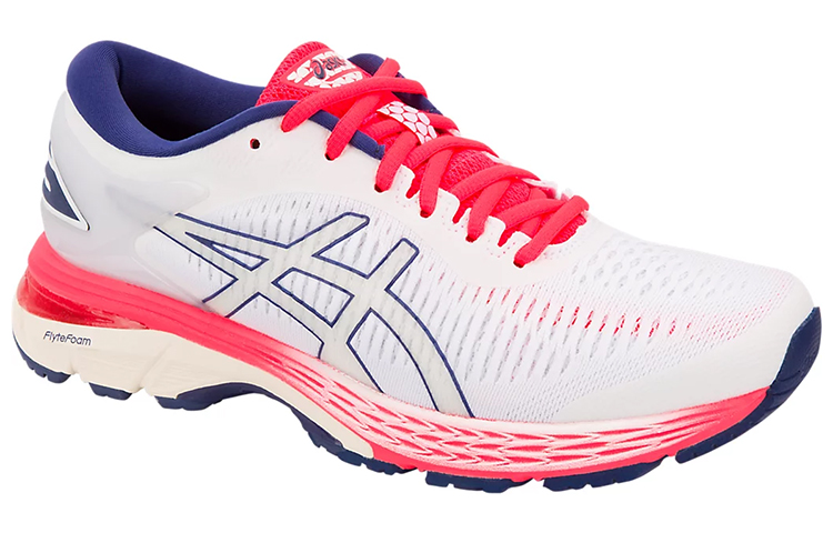 Shop (W) ASICS Gel-Kayano 25 'Blanco Rojo' 1012A019-100