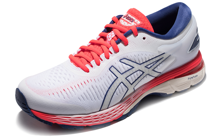 Order 亞瑟士 Gel-Kayano 25 低幫 跑步鞋 女款 白紅 D寬