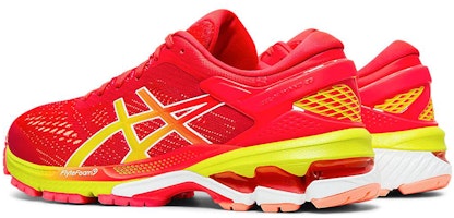 (W) 亚瑟士 Gel Kayano 26 '破晓-激光粉酸柚' 1012A609-700 Shop (W) 亚瑟士 Gel Kayano 26 '破晓-激光粉酸柚' 1012A609-700