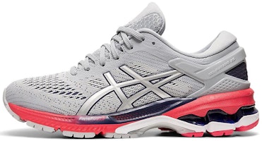 (Women) ASICS Gel Kayano 26 'Piedmont Grey Red' 1012A457-020 (Women) ASICS Gel Kayano 26 'Piedmont Grey Red' 1012A457-020