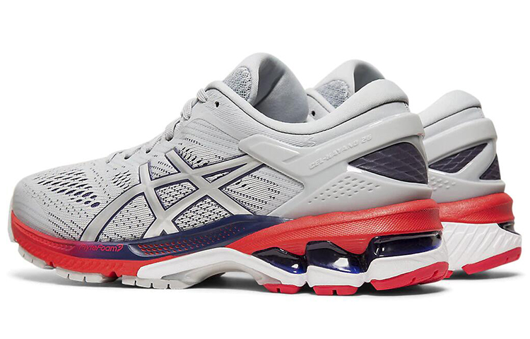 Shop (W) 亚瑟士 Gel Kayano 26 '皮埃蒙特灰红' 1012A457-020