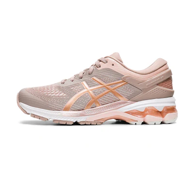 (W) ASICS Gel-Kayano 26 Rose Gold Sneakers