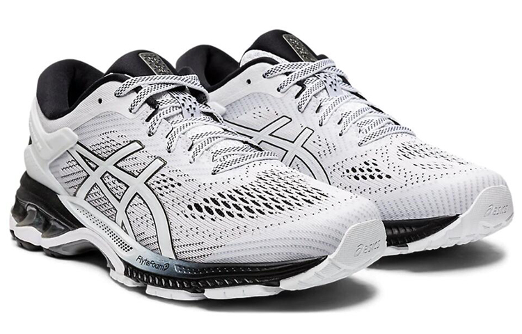 (W) ASICS Gel-Kayano 26 White Black Sneakers 'White Black' 圖 3